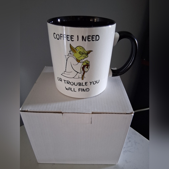 Star Wars Other - Yoda Coffee Mug, 15 Oz. New In Box